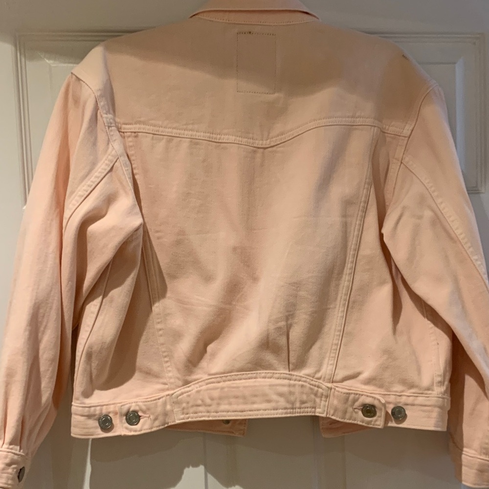 GAP Light Pink Denim Jacket - Picture 3 of 5